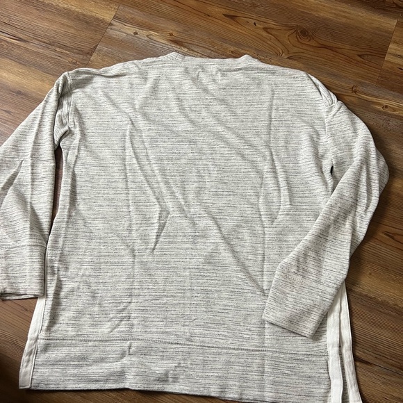 Aerie women’s sweatshirt, crewneck, side splits, oversized, size XS, gray - Picture 7 of 11